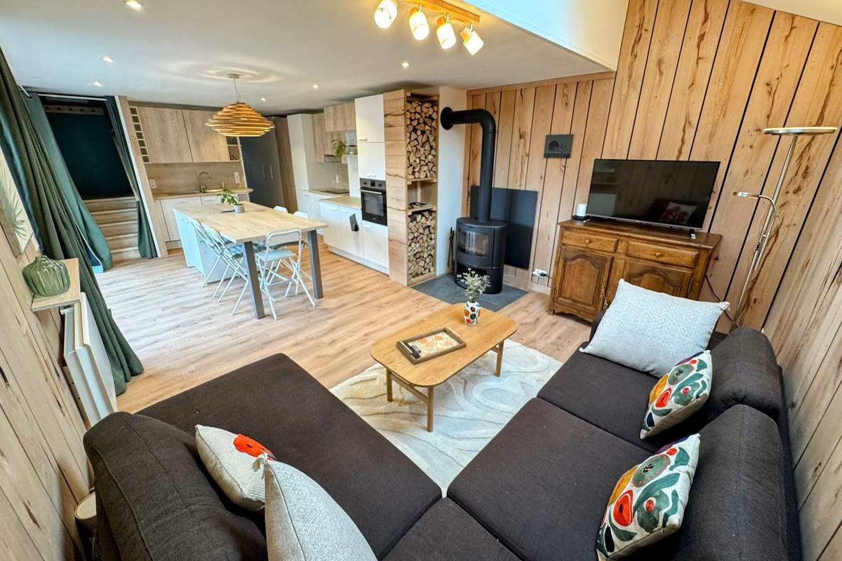 Salon cuisine séjour