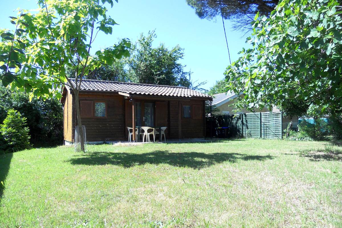 chalet 3 pers entre piste cyclable et plage du Bassin d'Arcachon-Lanton