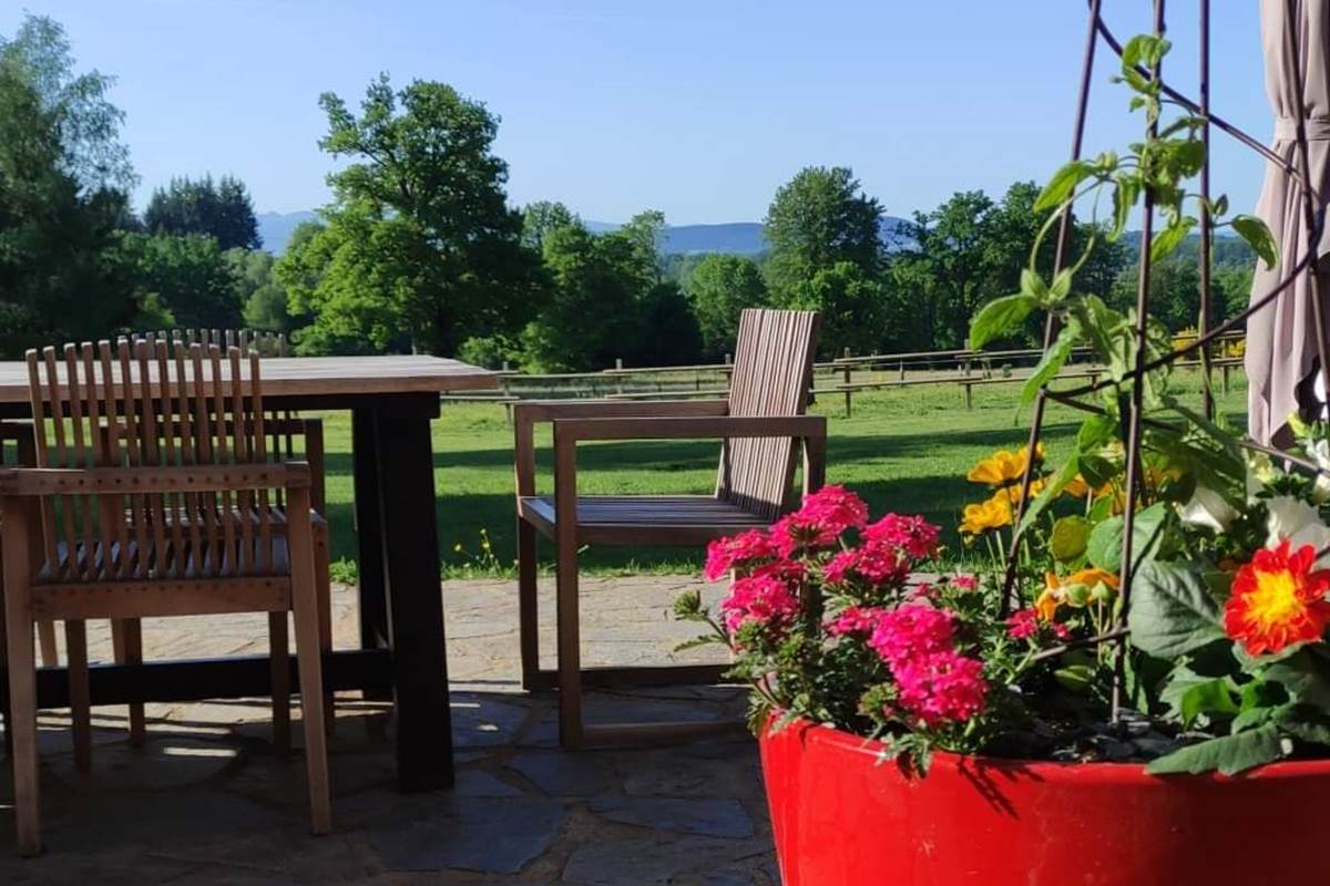 chambreshotes-fleurs-terrasse-été-couleurs-hautecorrèze