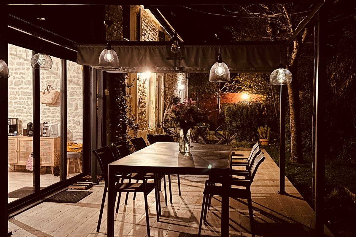 Terrasse sud by night_La Grande Cavalerie