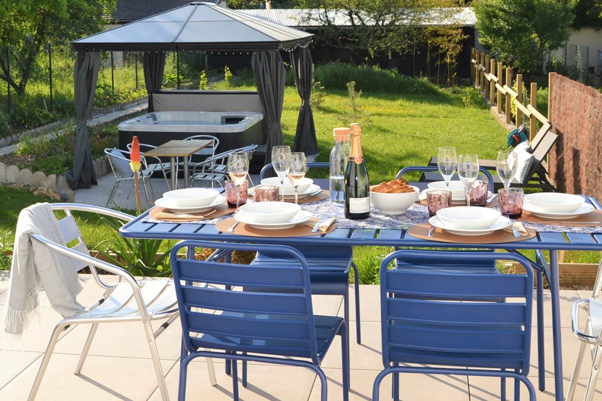 Location de vacances avec terrasse Epernay près de Reims