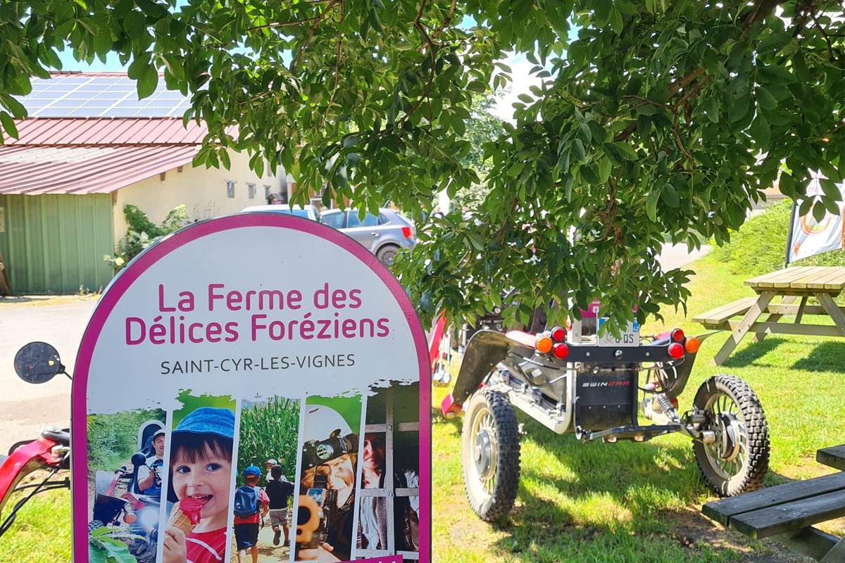 swincar départ fermle des délices