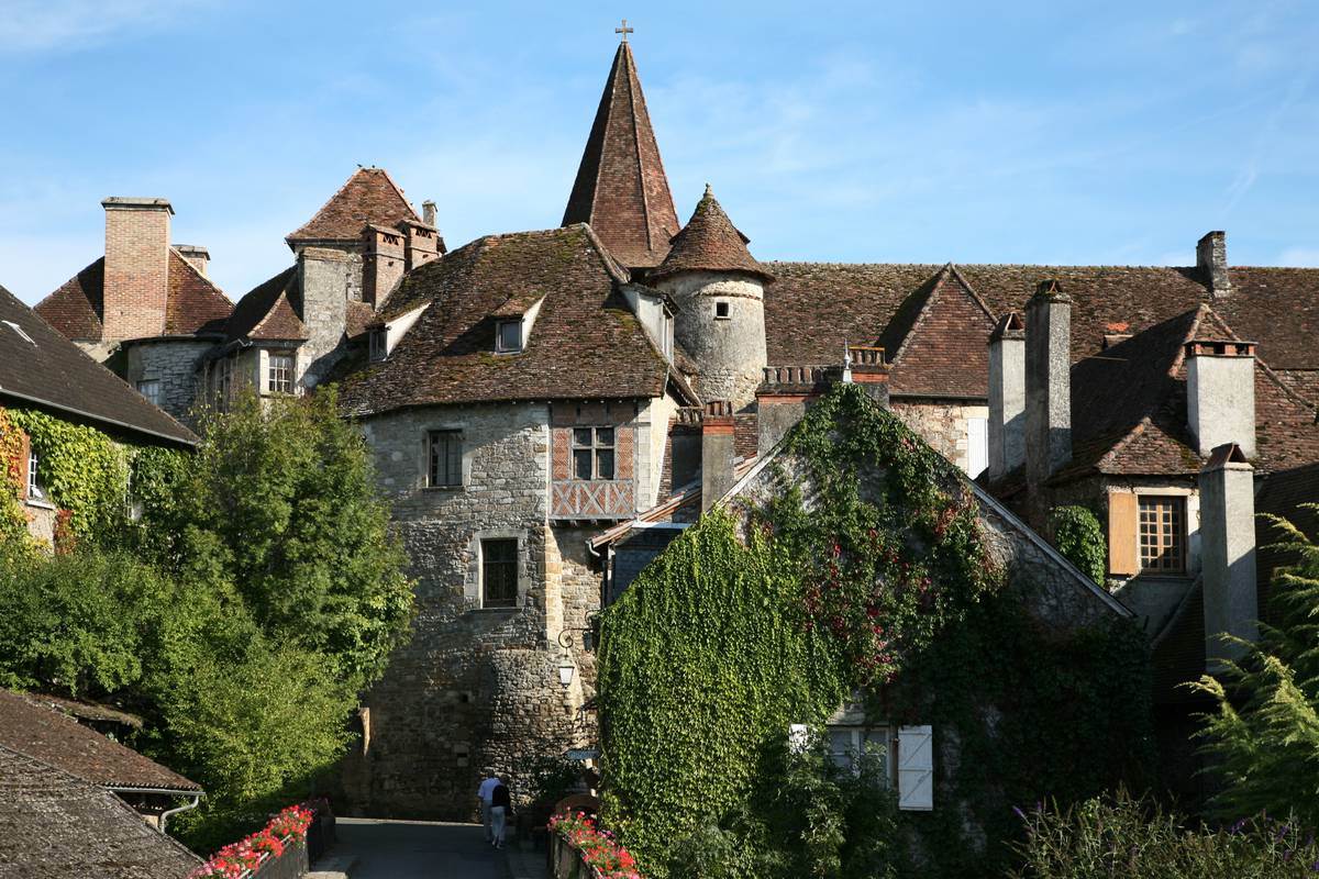 31_ Vue sur le village de Carennac depuis La Terrasse