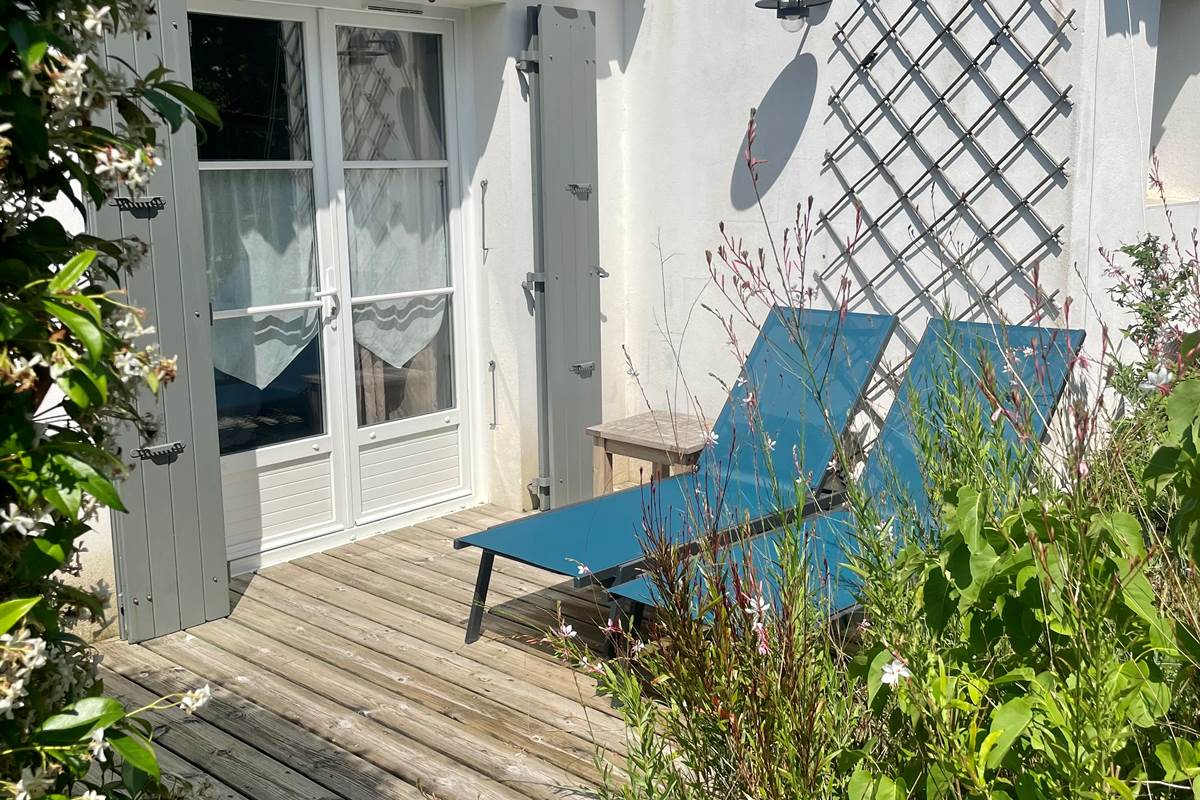 Terrasse côté soleil levant