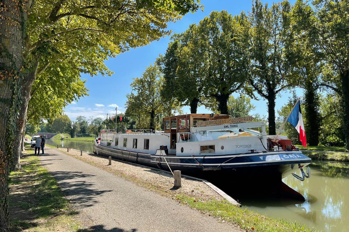 Péniche Hôtel Gaïa côté Poupe