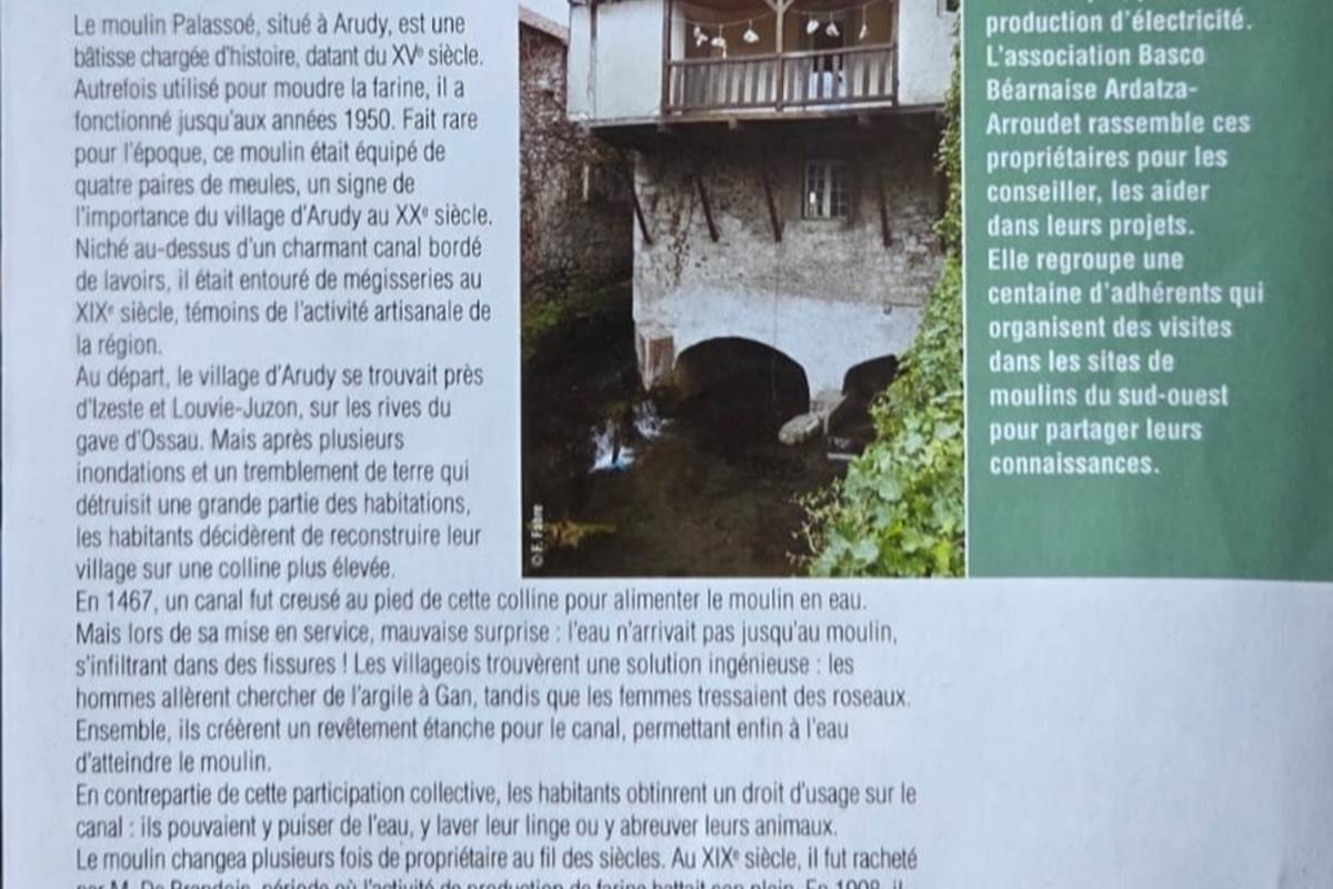 Article histoire du moulin