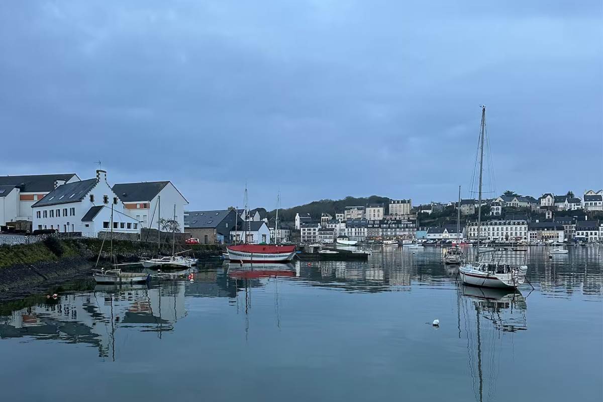 Appartement L’Oasis sur Mer à Plouhinec avec vue sur le port d’A