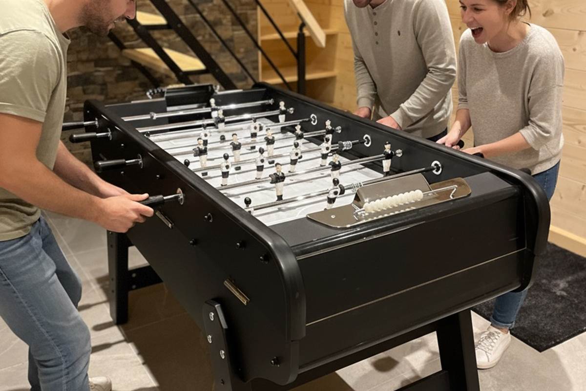 Babyfoot à l'entrée