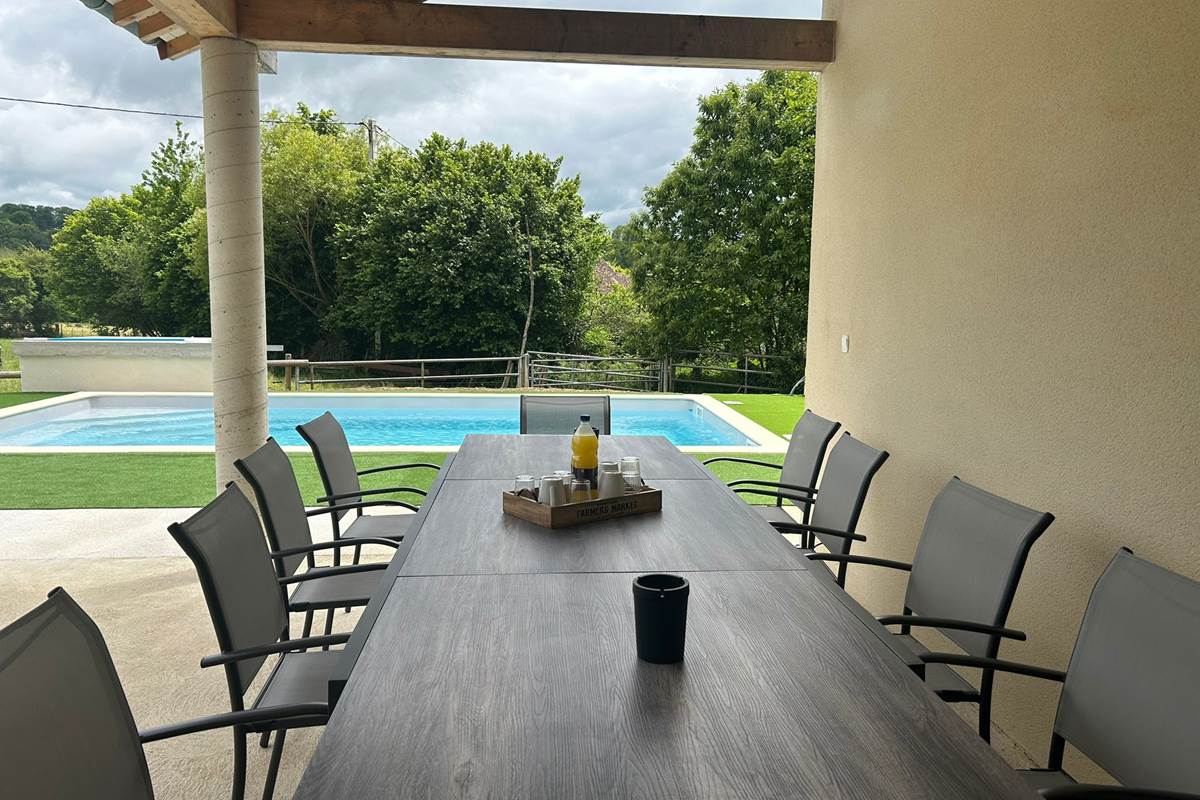 Gîte de la Brunerie Terrasse
