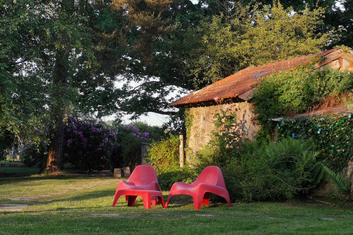 Ilot de détente dans le parc, moulin de La Retardière, Orvault, Nantes , Treillières, Sautron
