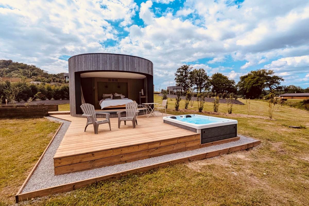 Chambre avec vue et spa