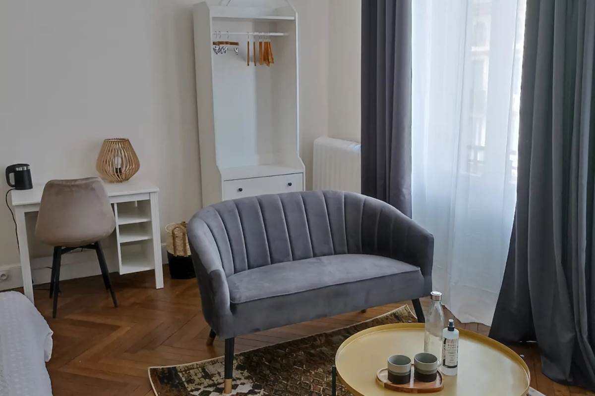 Chambre double Camille coin salon