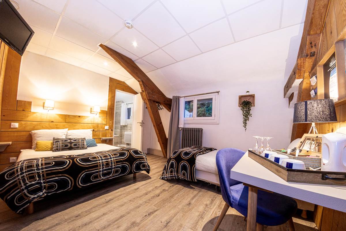 Hôtel Alphée - Barèges Tourmalet - Chambre Triple - Vue Montagne