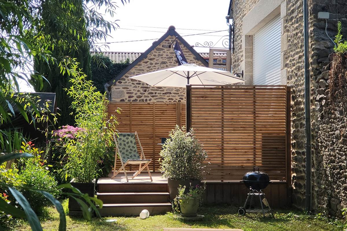 la terrasse exposée plein Sud