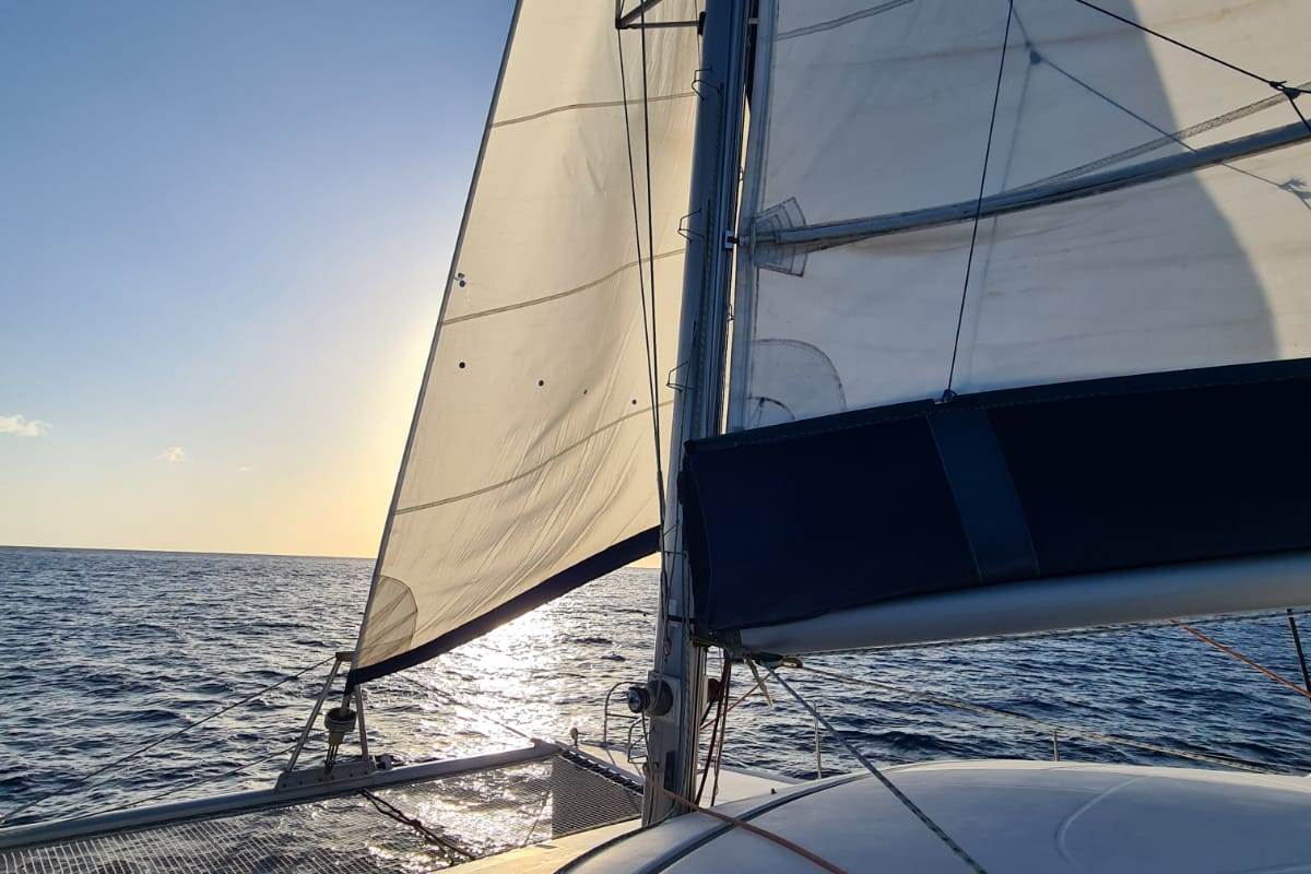 en mer à voile