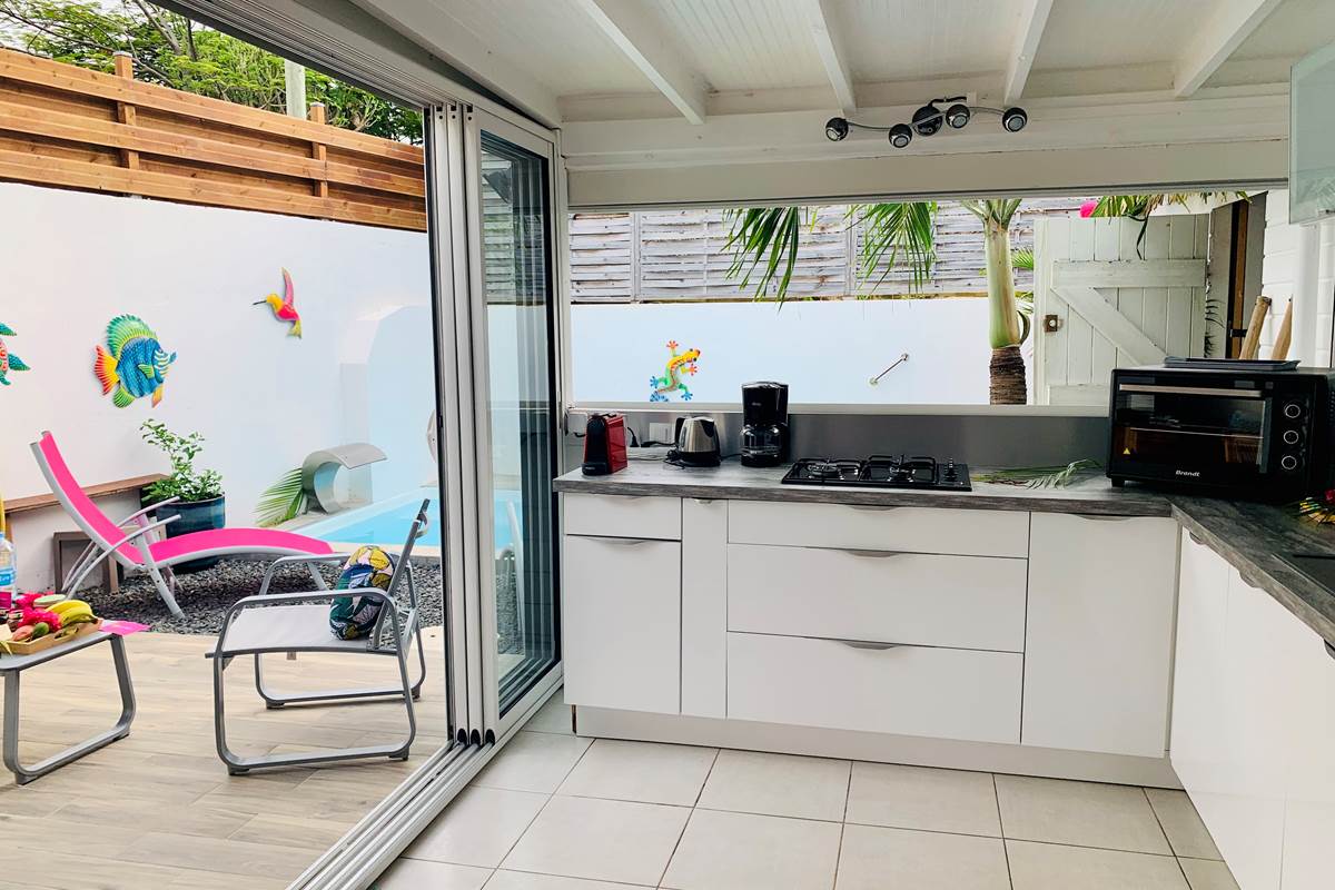 Espace cuisine semi-ouverte