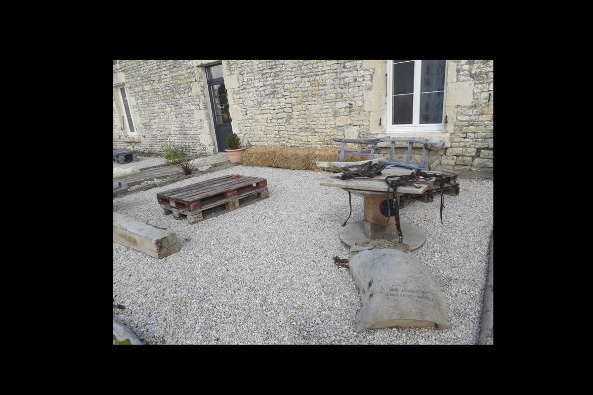 Terrasse privative Ranch du Far West