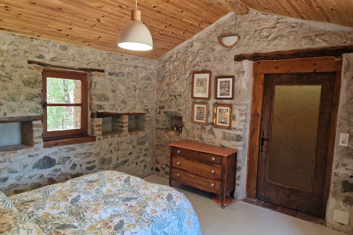 Chambre douche avec accès salle de douche