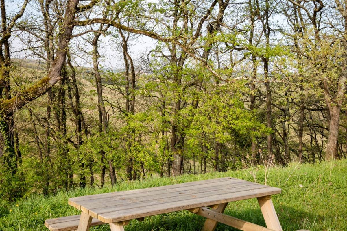 table d'extérieur écolodge dreamer