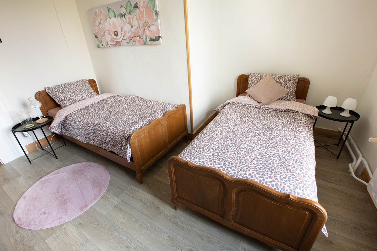 Chambre Rosière les deux lits