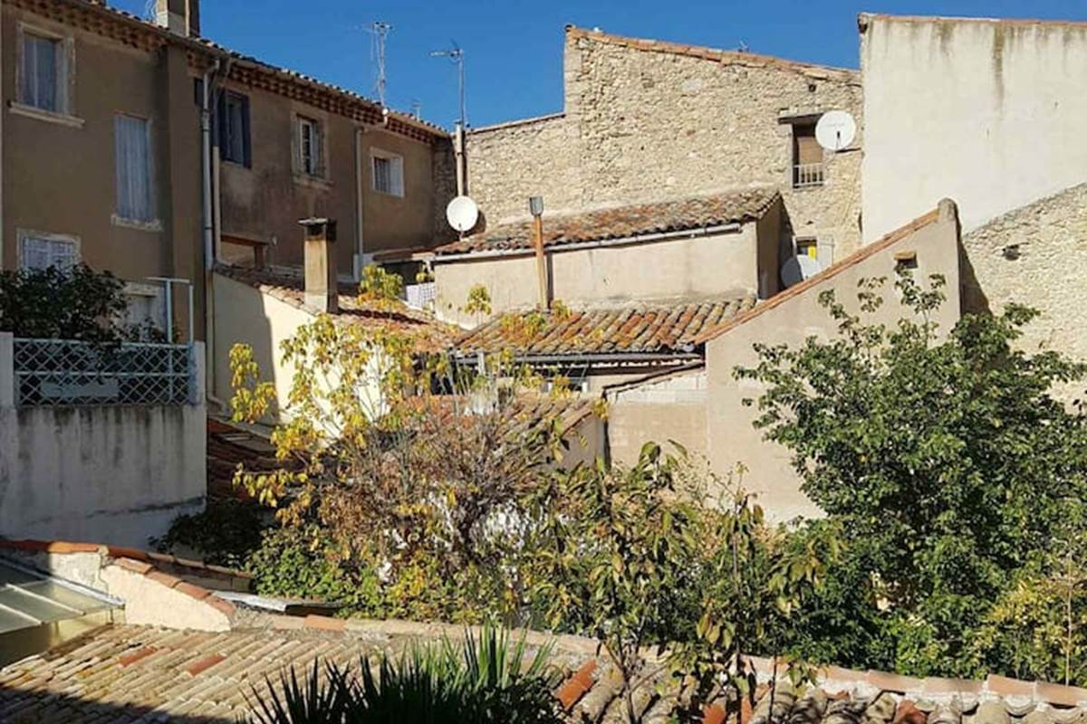 Vue du salon Maison de charme Béziers