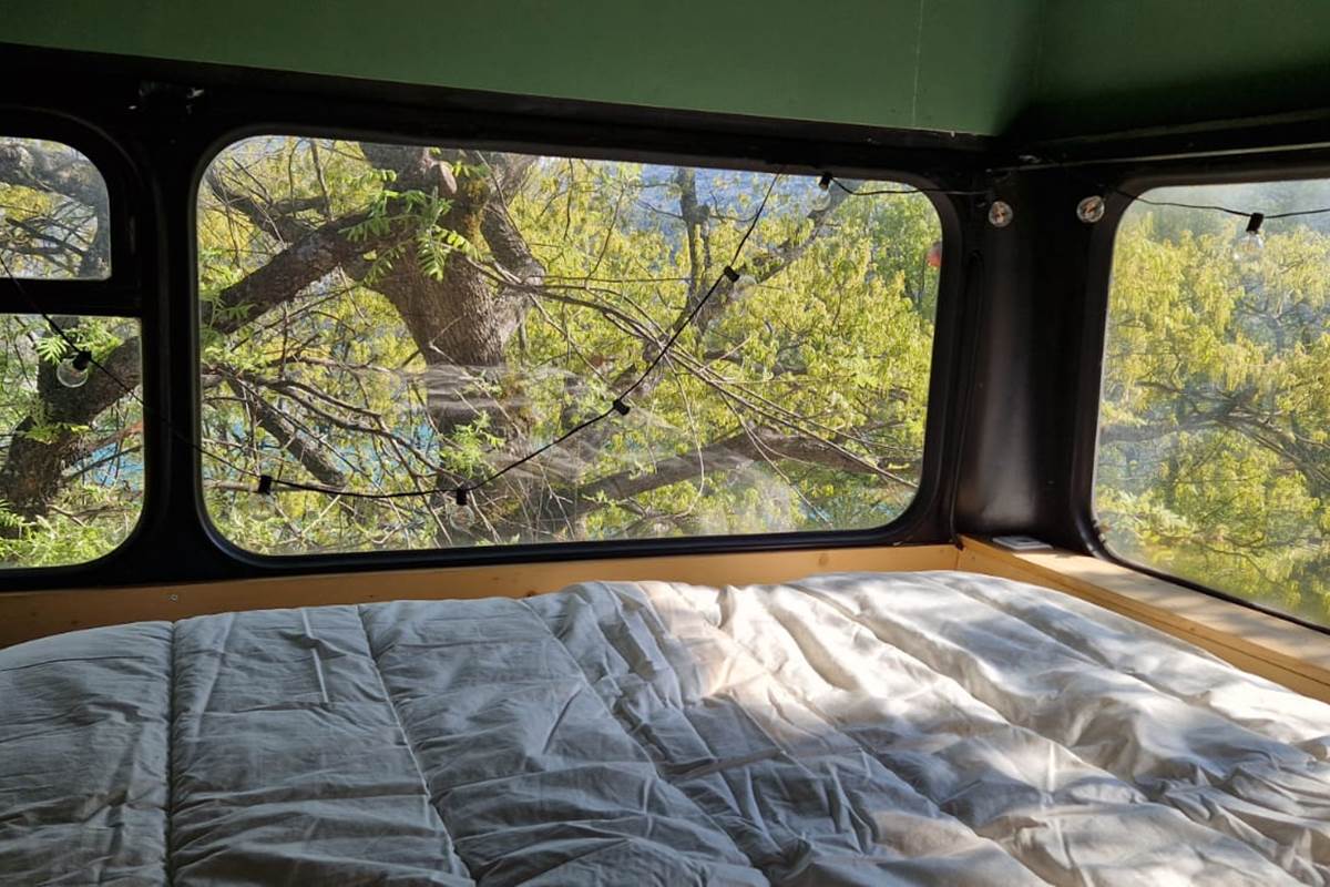 Le Bus Insolite - Chambre avec vue panoramique - Le Sauze-du-Lac