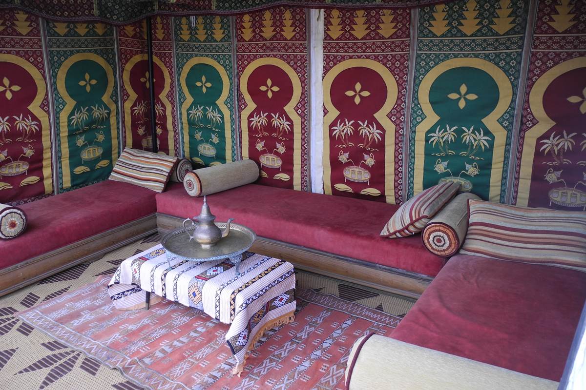 terrasse tente berbere
