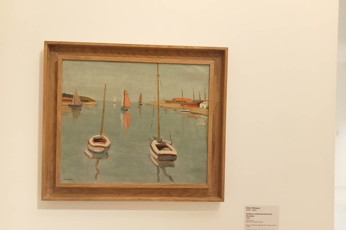 Albert Marquet voiliers dans le port de la Rochelle