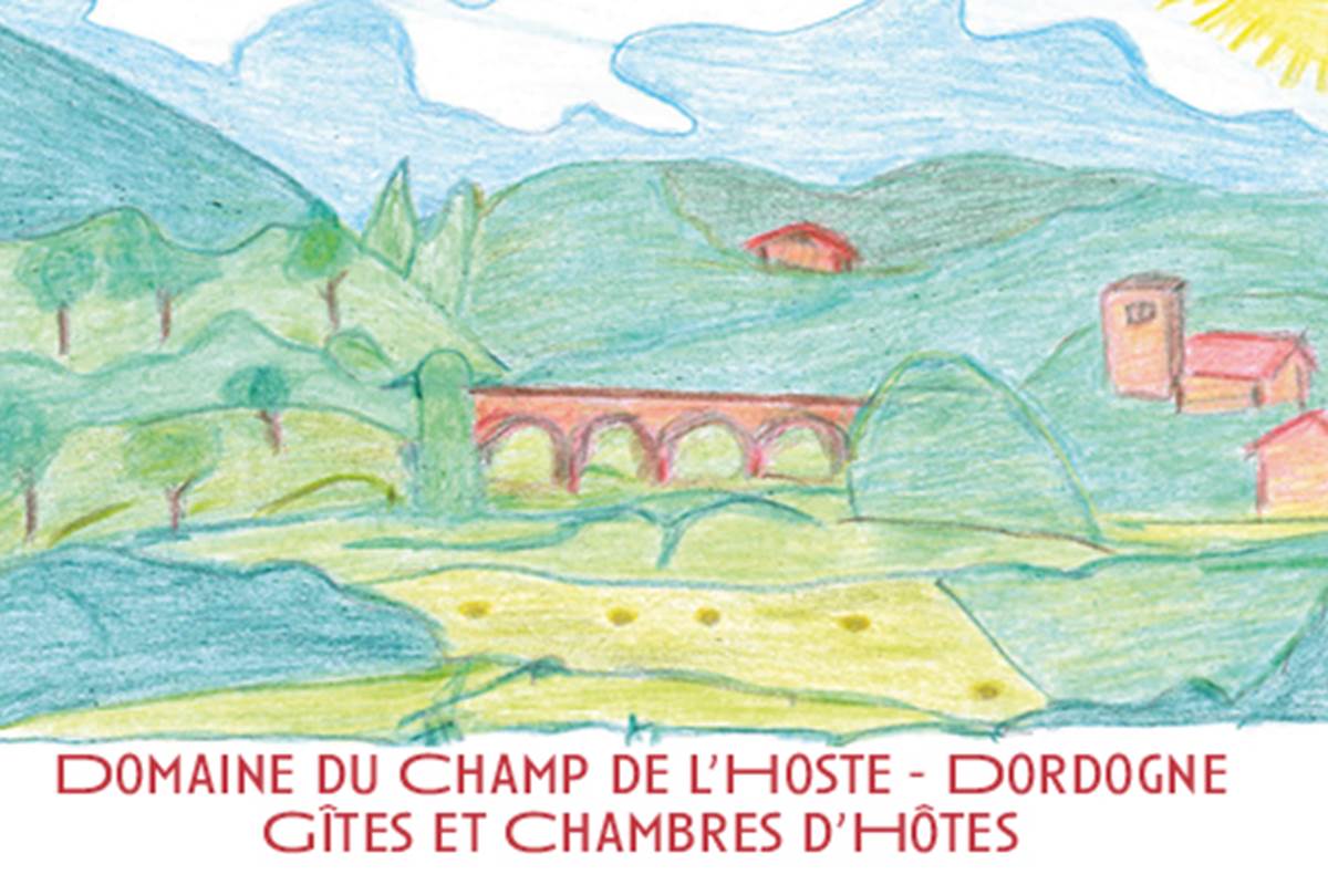 DOMAINE DU CHAMP DE L'HOSTE - maison d'hôtes à Larzac 24170 - domaine du champ de l'Hoste - piscine - Dordogne - location gîte - location maison de vacances - viaduc - le viaduc de Larzac -