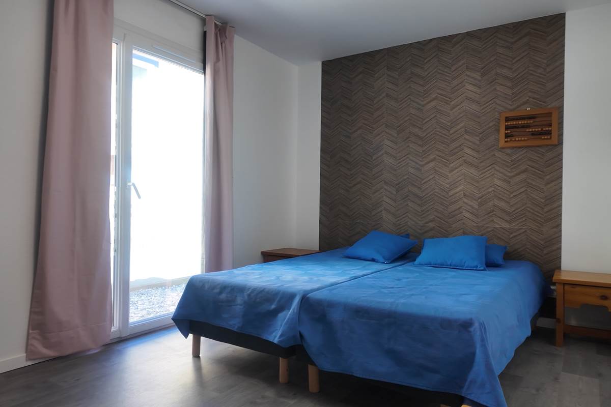 2 lits jumeaux en 80x200 (chambre 1)