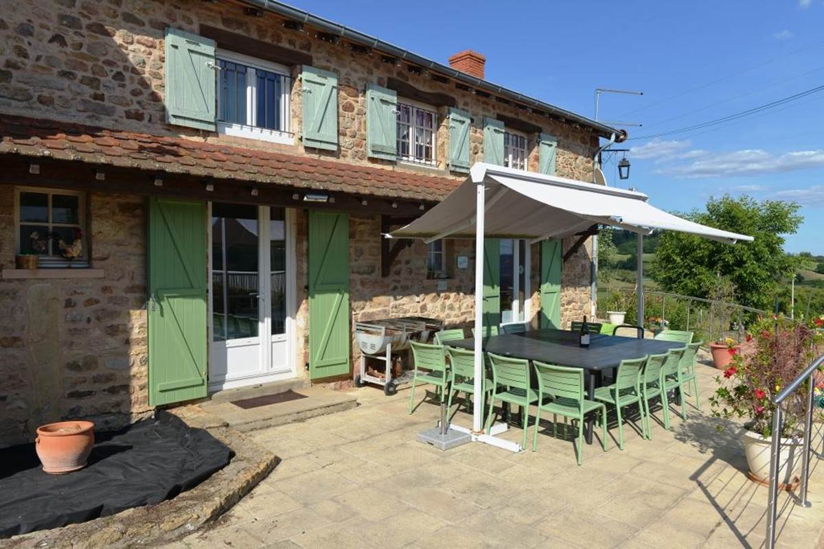 Terrasse du gîte