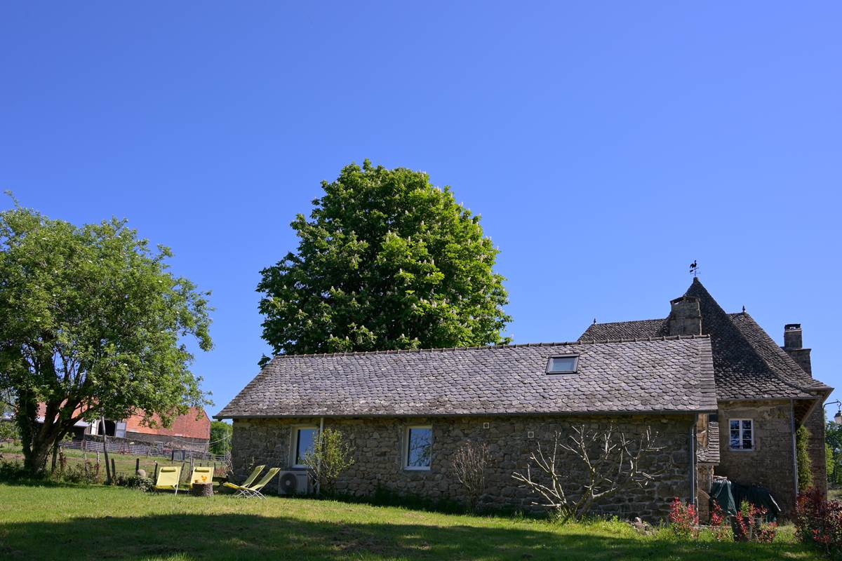 le gite La Bergerie vue du Jardin