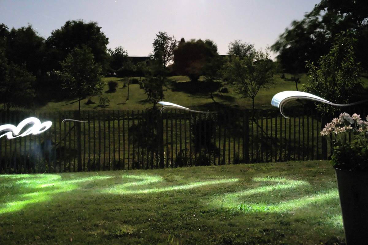 les volutes dans le jardin