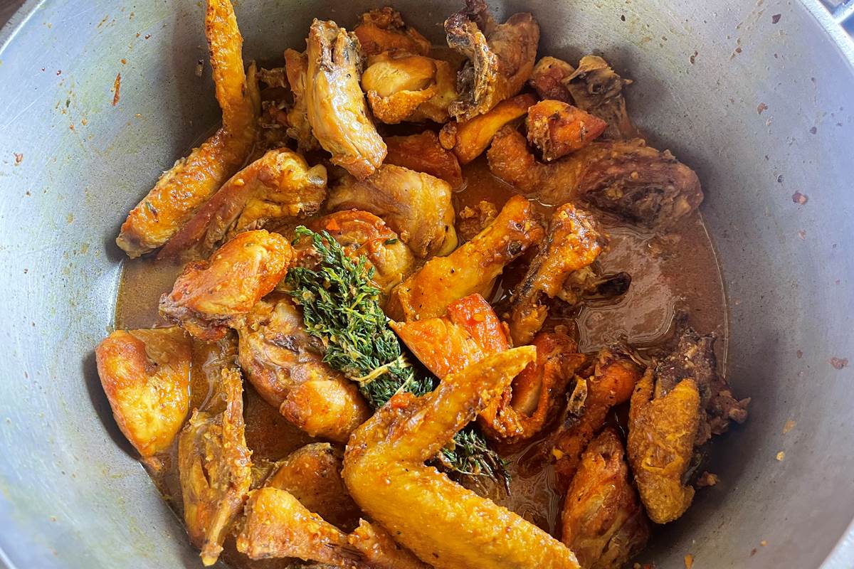 carri poulet traditionnel Réunion