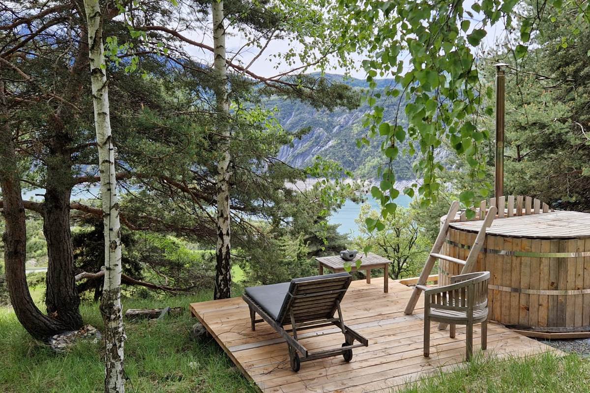 Le Chalet vue du jardin