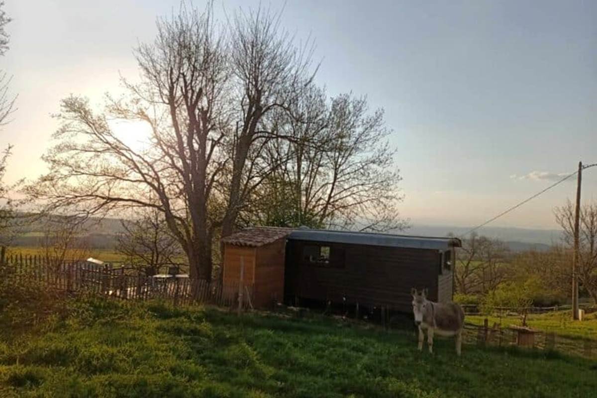 La Saltimbanque nichée au cœur d'un environnement très naturel.