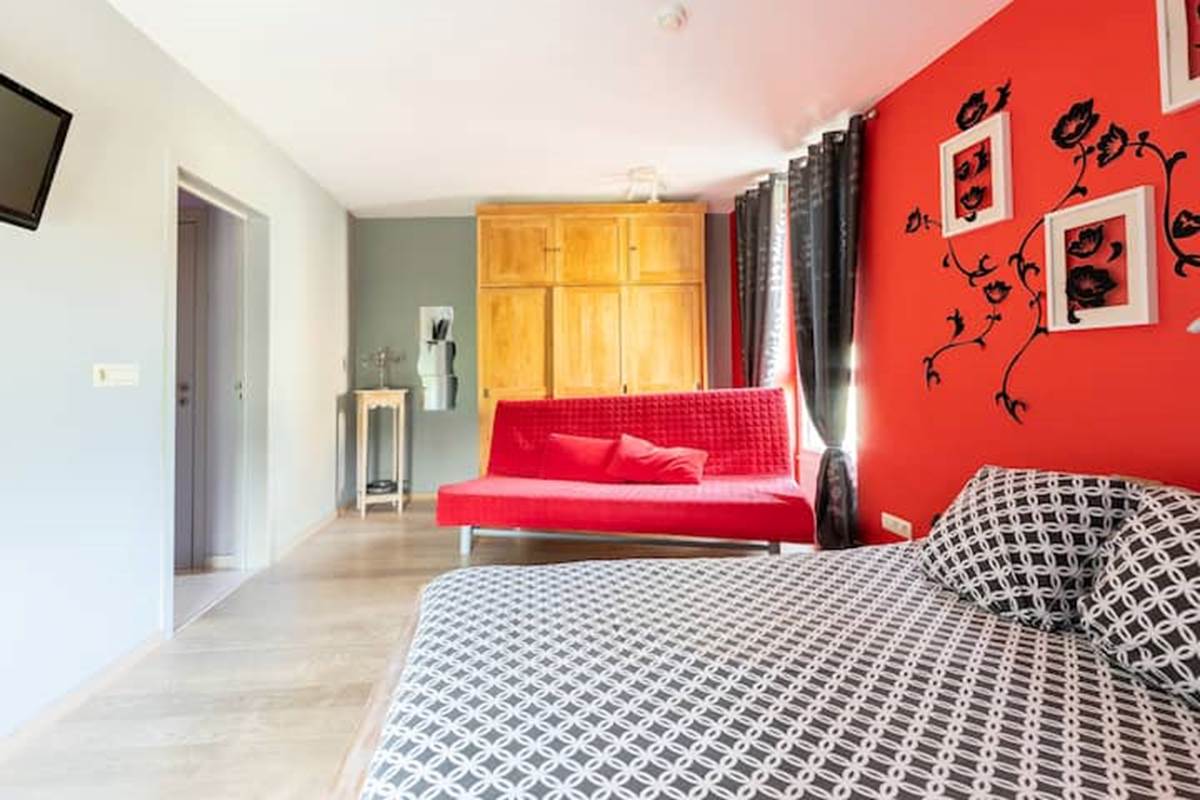 La chambre Rouge 4 personnes