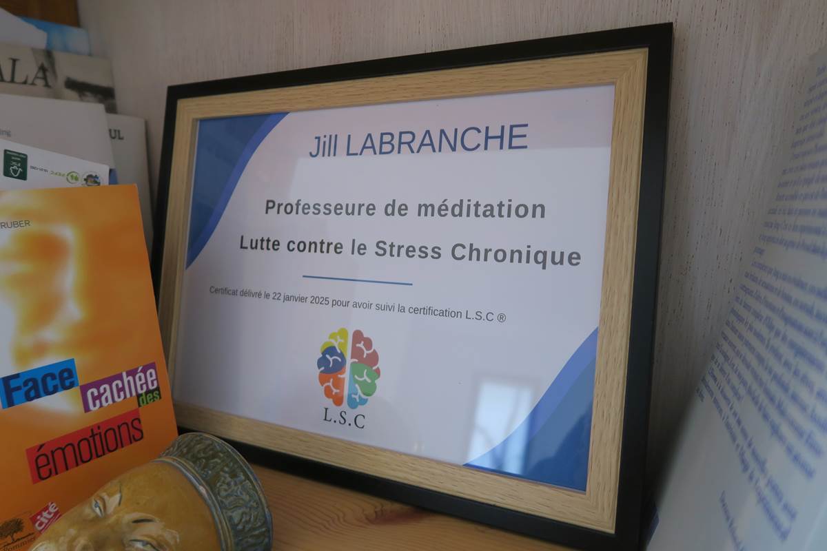 Jill Labranche - professeure méditation guidée près Beaune