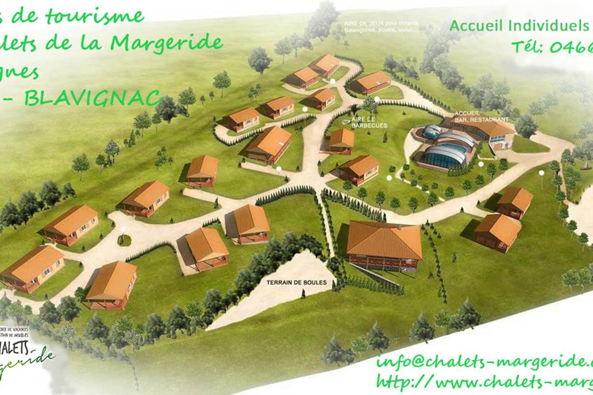 Les Chalets de la Margeride: Plan 3 D