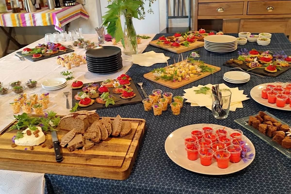 Chalet d'Arvie`re apero