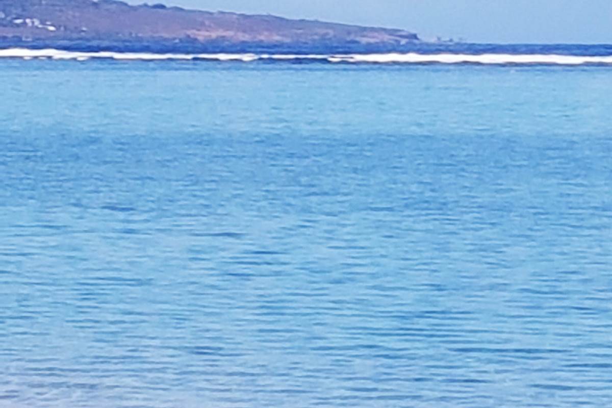 Plage de Trou d'eau avec lagon