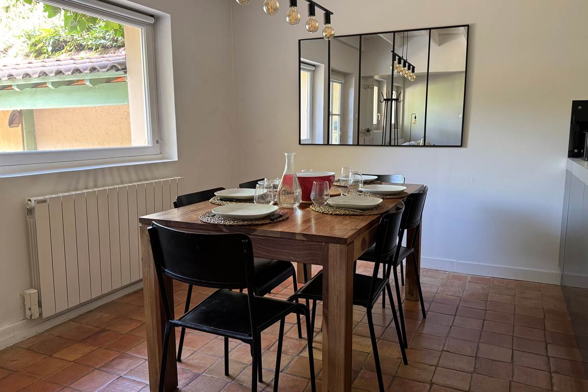 La partie "Salle à Manger" (table 6 personnes)