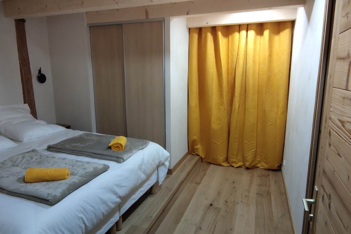 Chambre parentale Confort - 2 alcoves avec 2 lits accolés de 160x200 - Accès extérieur