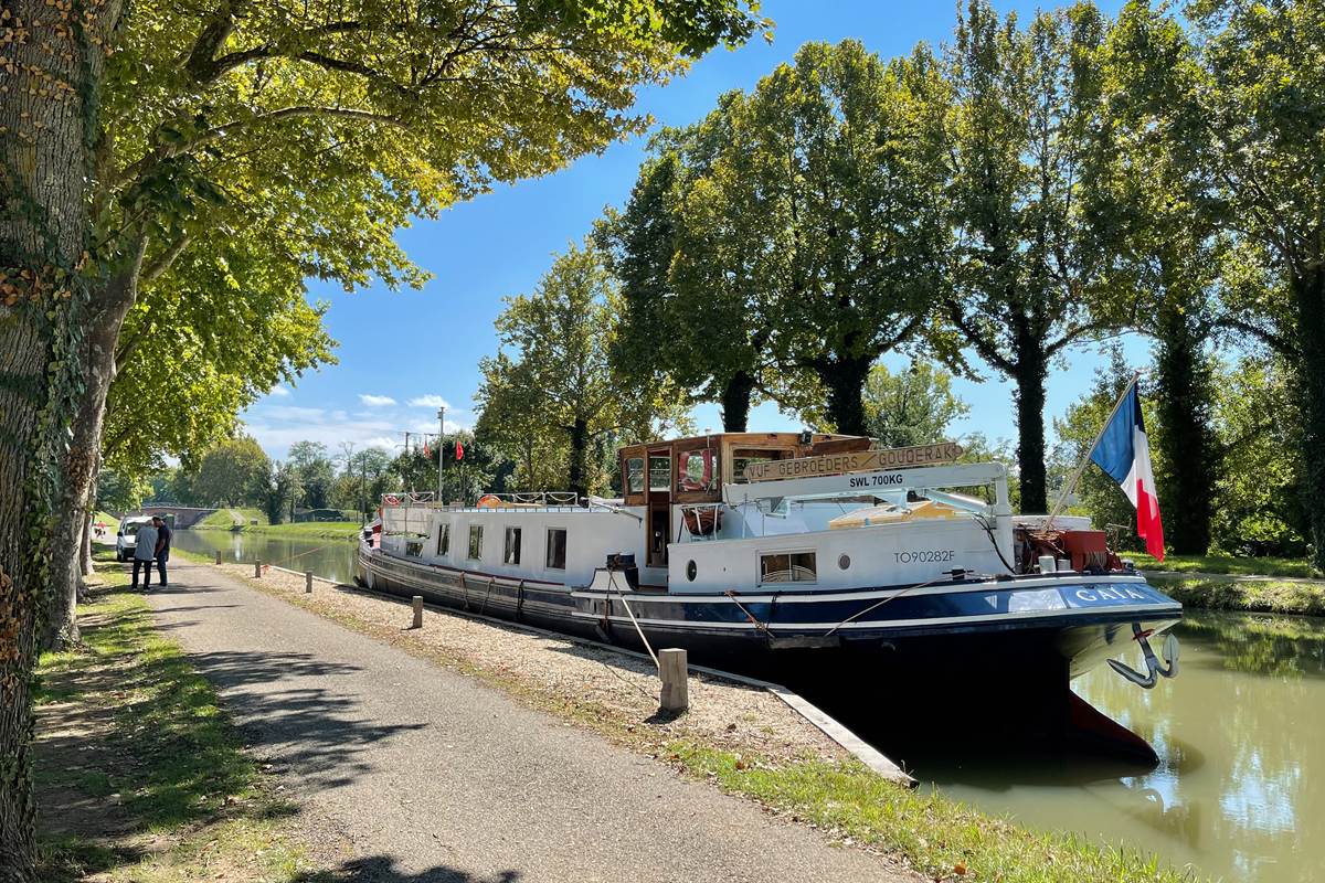 Péniche Hôtel Gaïa côté Poupe