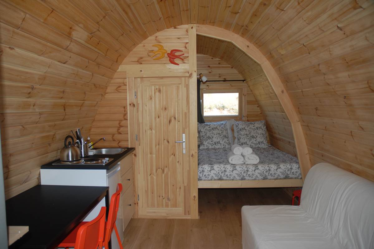 Une cabane insolite et confortable