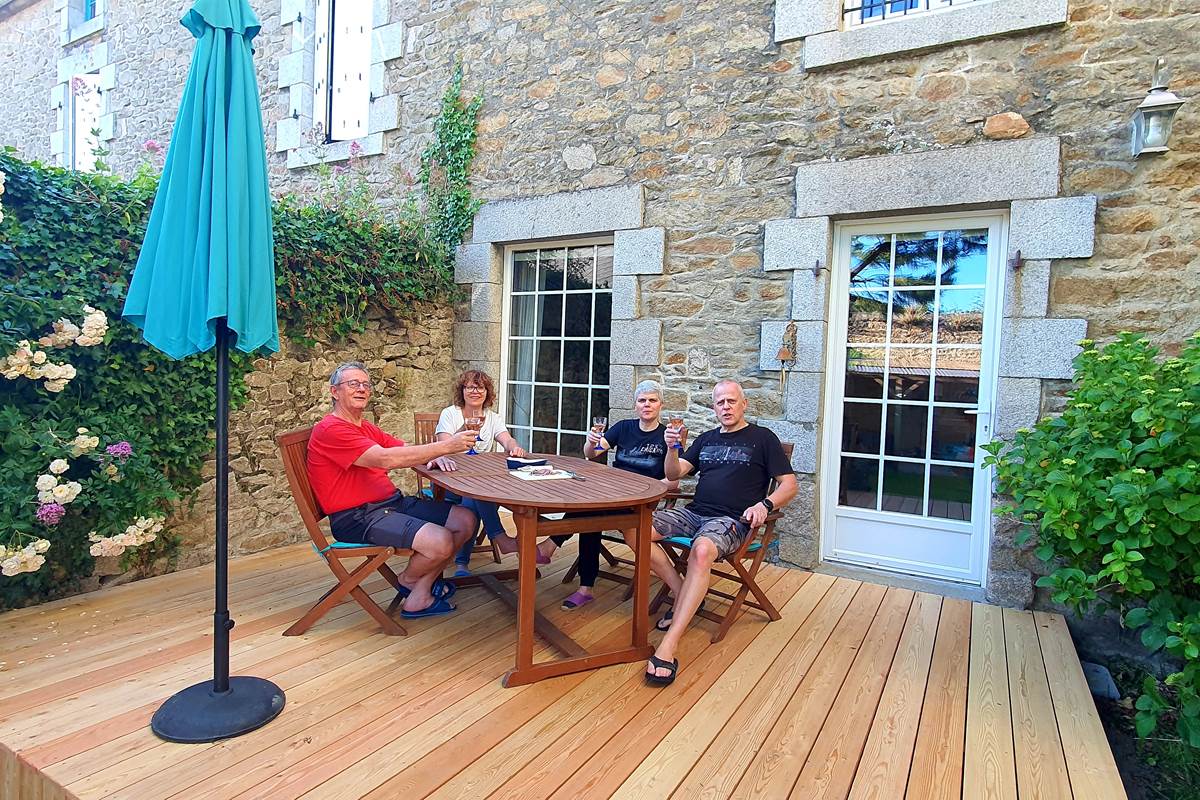 entrée du gîte Garance de 90 m²
