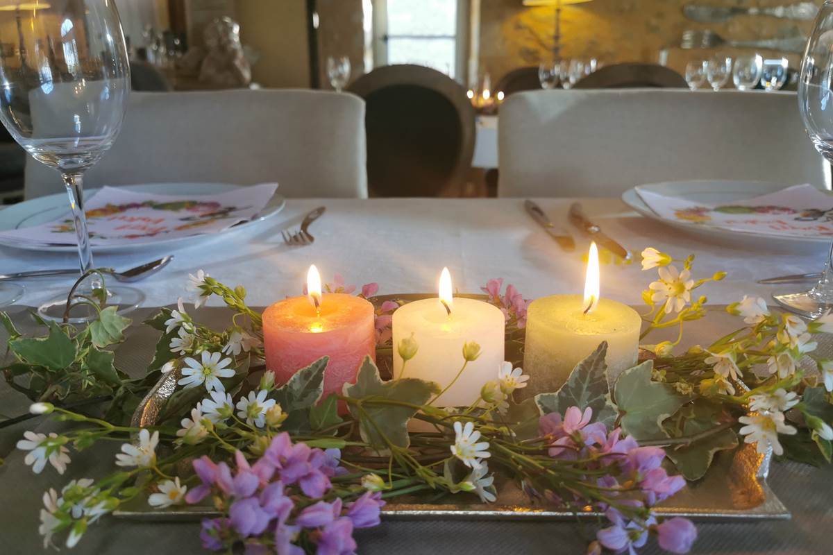 Déco printanière pour un dîner entre amis