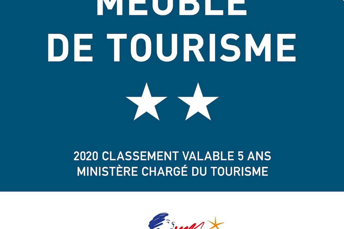 Meublé de tourisme classé 2 étoiles Atout France
