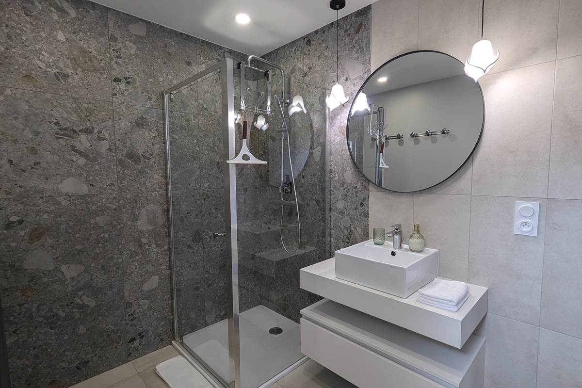 Salle de bain haut de gamme gîte de charme Epernay