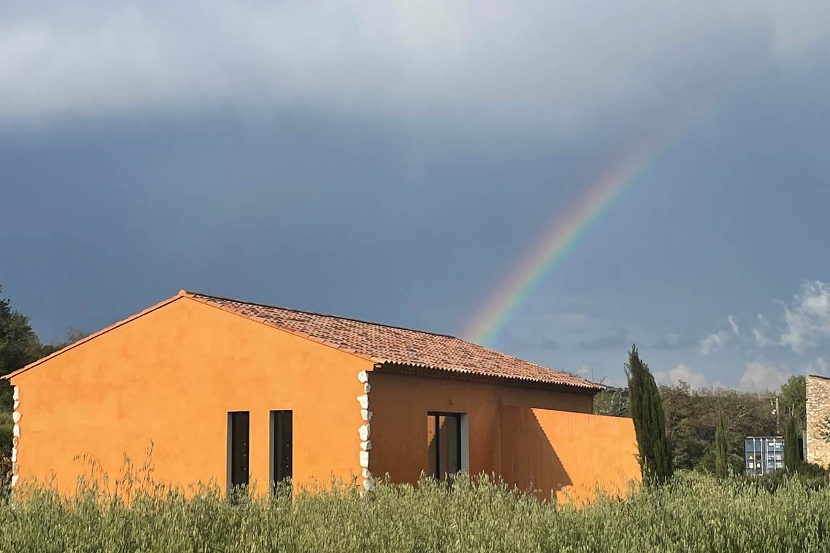 Un arc-en-ciel à L'Adret